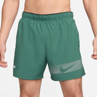 Kort mannelijk nike challenger flash dri-fit groen