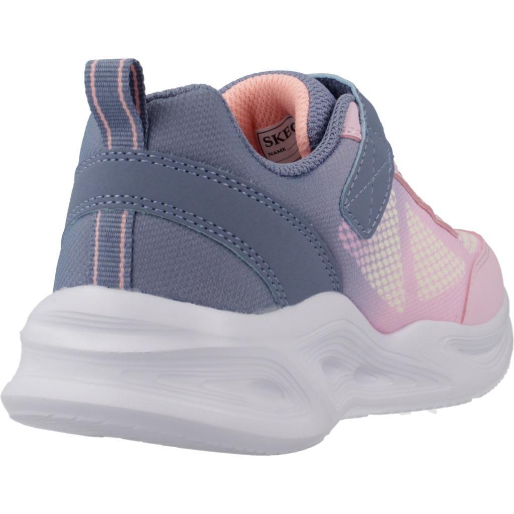 Ténis Skechers Modelo Sola Glow Cor Rosa 3/5