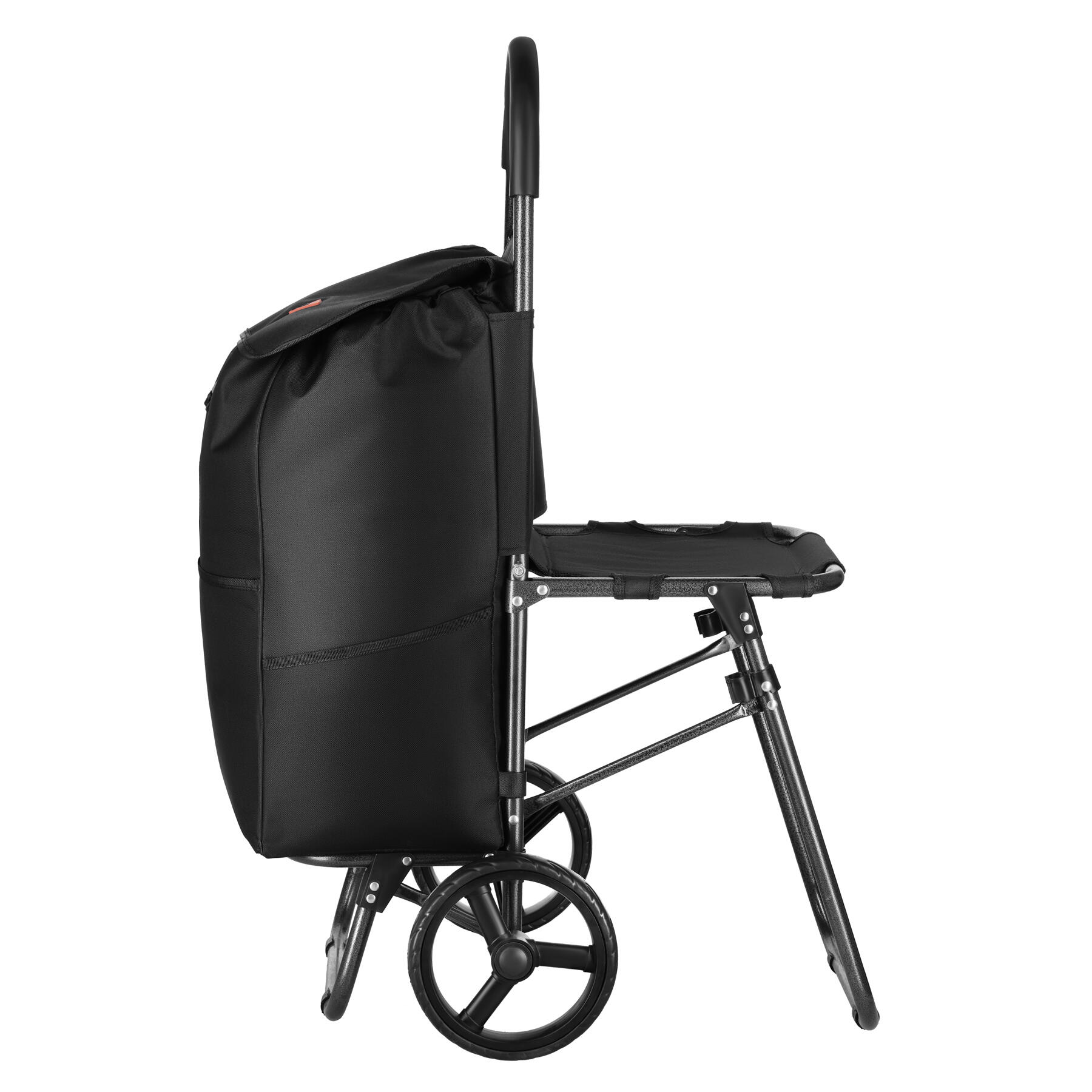 Chariot pliable à roulettes avec siège 40L NC4303 Nils 2/7