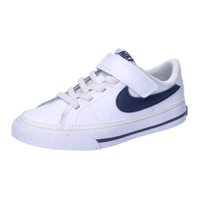 Sportschoenen jongen nike court legacy wit blauw