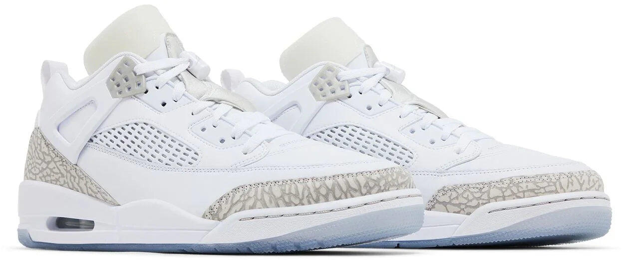 Jordan Spizike Low Weiss Metallic Silber Barely Blue Neutral Grey 5/5
