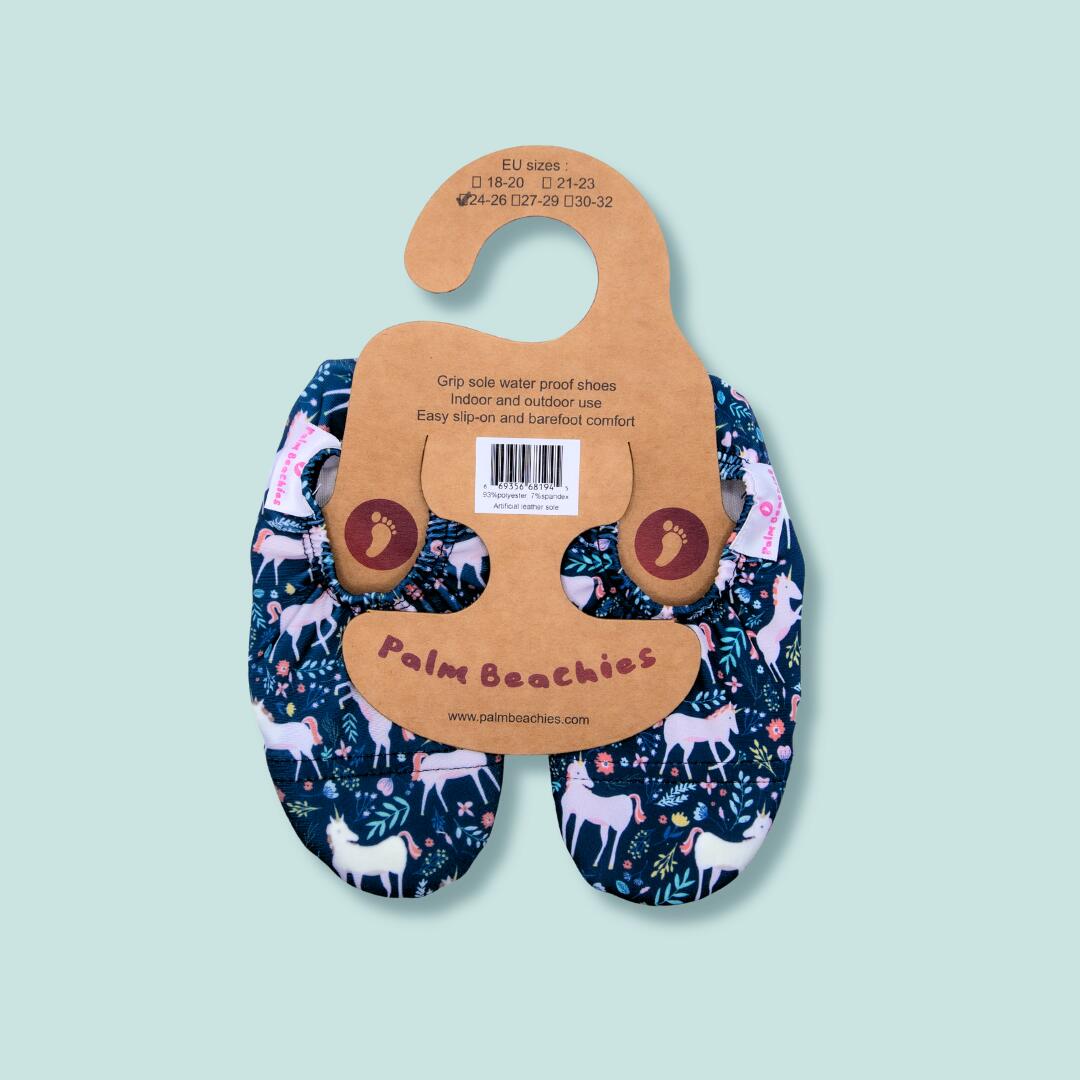 Ciabatte spiaggia, piscina, interno, esterno, aquashoes - bambini - Unicorni 3/5