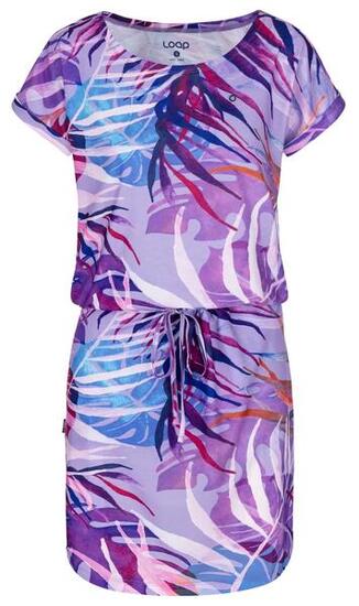 Abito da donna Loap Anuma blu estivo 100% poliestere