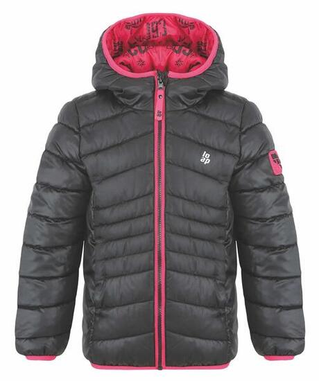 Veste d'hiver pour enfants Loap Intermo Noir