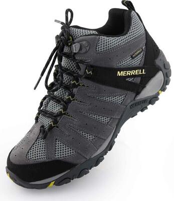 Trekkingschoenen heren merrell men accentor 2 vent mid wp turbulence grijs