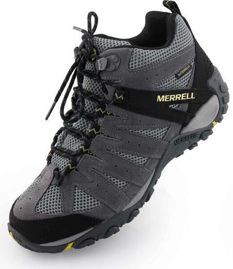 Chaussures de trekking homme Merrell Men Accentor 2 Vent Mid Wp Turbulence Grey