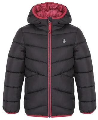 Meisjesjasje loap inlas donkergrijs