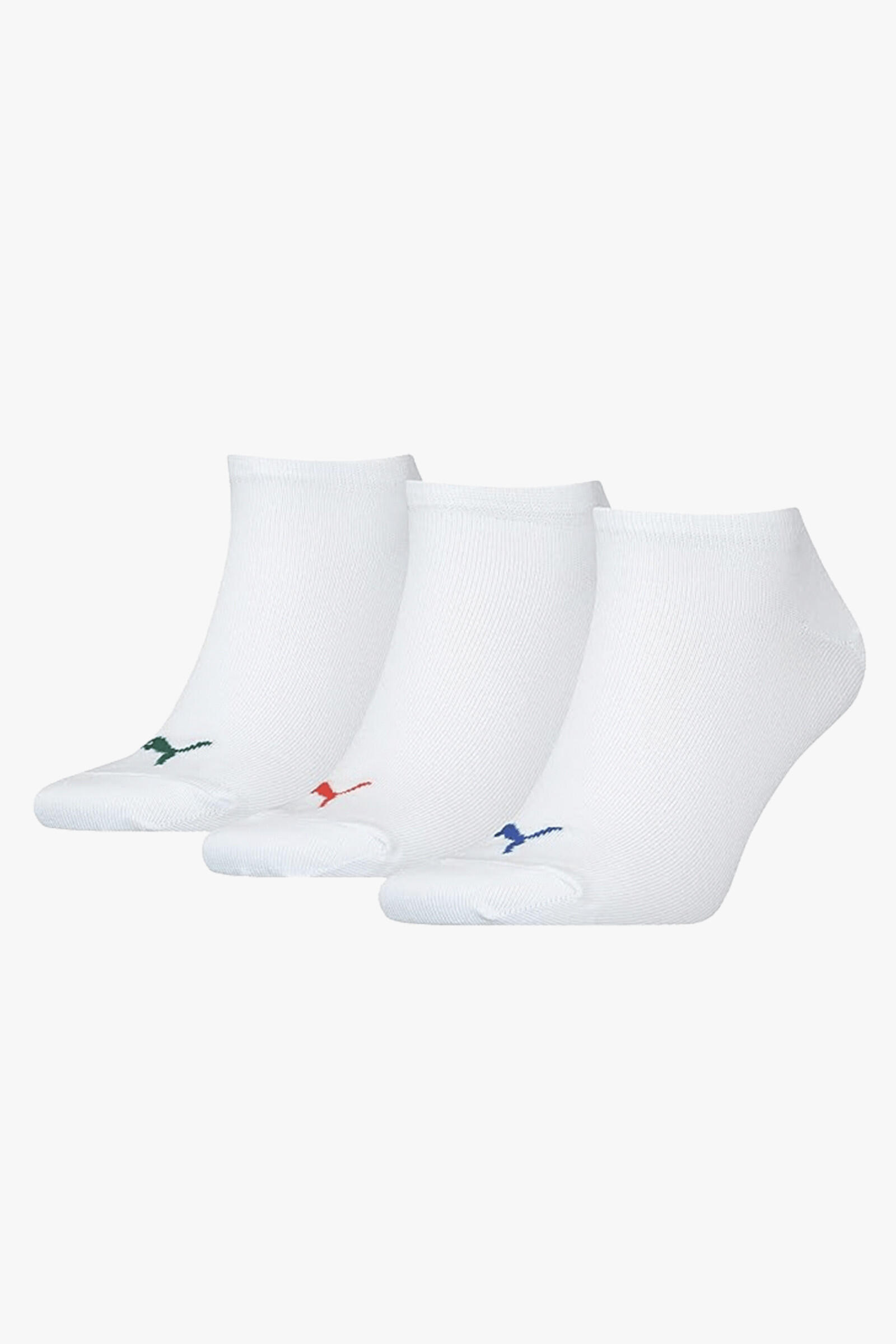 Puma Calcetines Unisexneaker Plain Pack De 6 Blanco 2/3