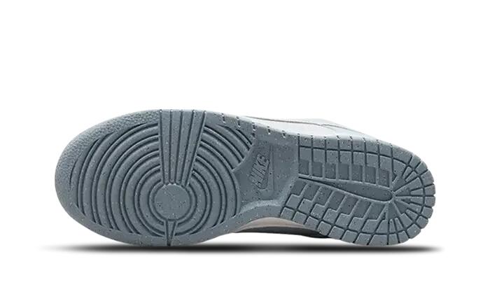Nike Dunk Low White Blue Airbrush 3/4