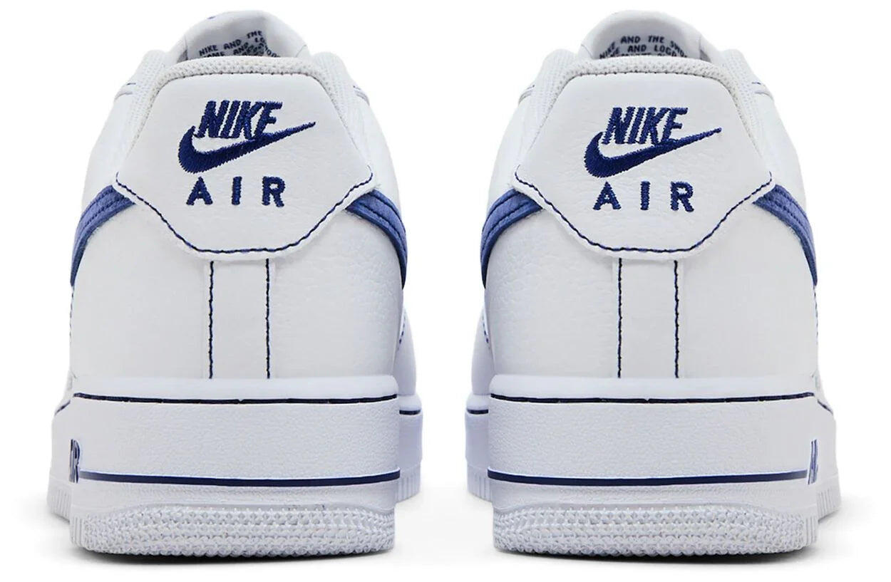 Nike Air Force 1 Low - White Royal Blue 4/7