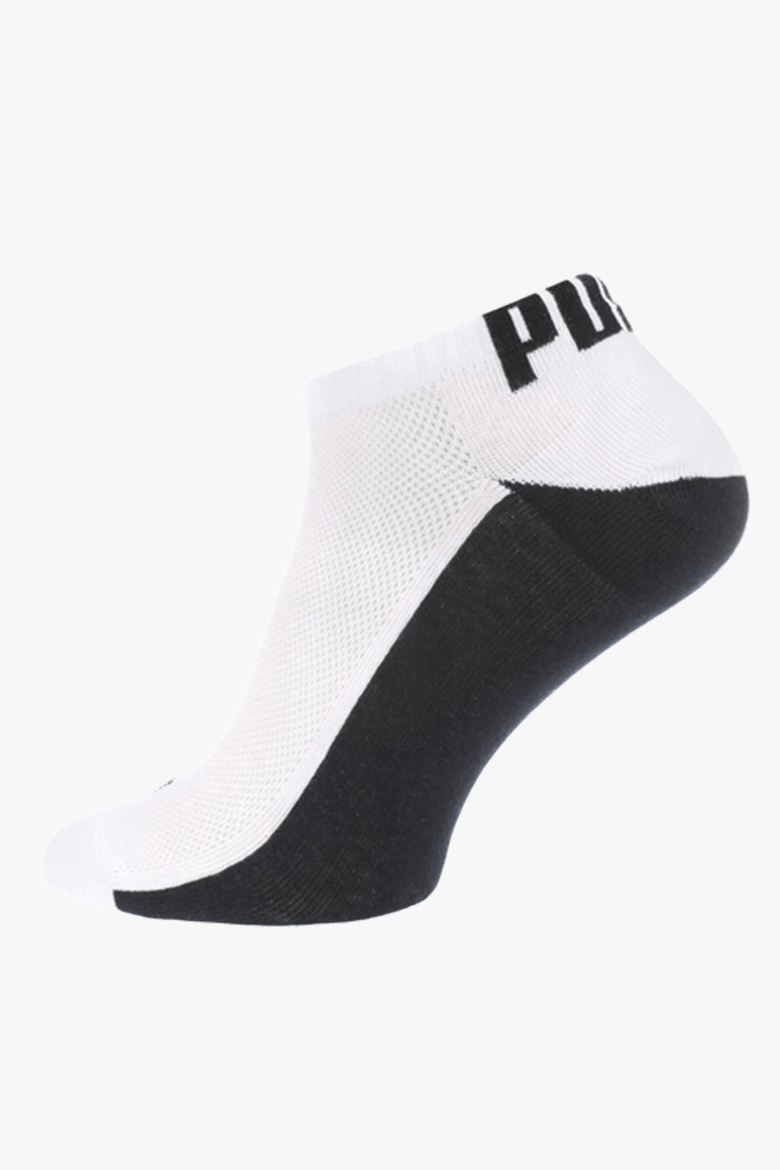Puma Calcetines Back Logo Sneaker Pack De 4 Blanco/negro 2/4