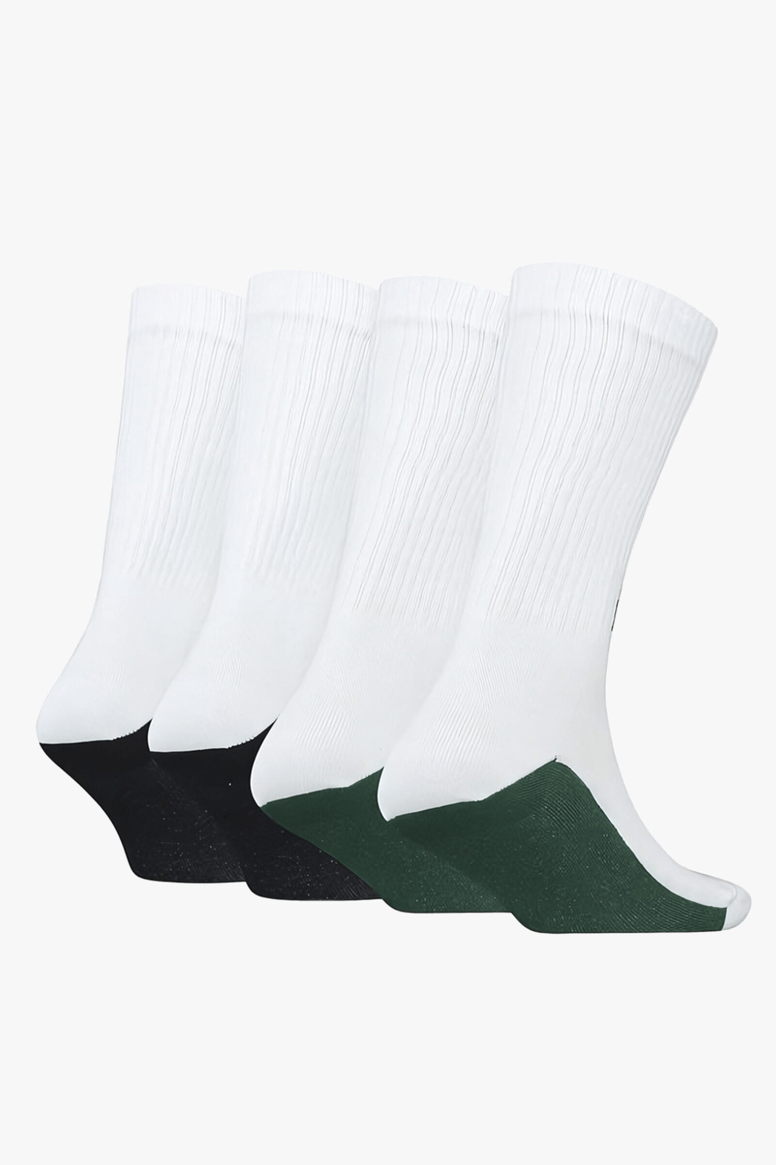 Puma Calcetines Front Logo Crew Pack De 4 Blanco 2/3