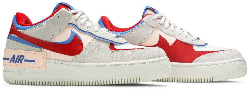Chaussures  Air Force 1 Shadow Rouge Sail 5/5