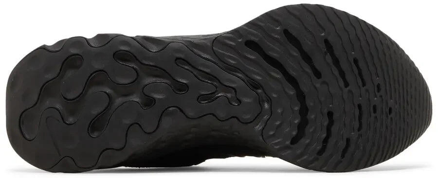 Nike React Infinity Run Flyknit 3 Triple Black 3/5