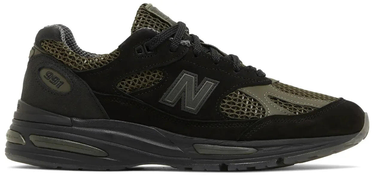 New Balance 991v2 MiUK Stone Island Black 1/5
