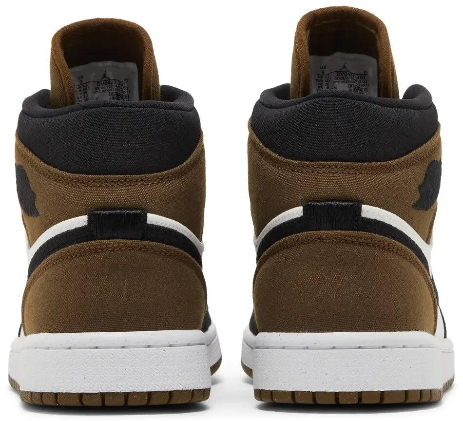 Jordan 1 Mid Olive Toe (W) 4/5