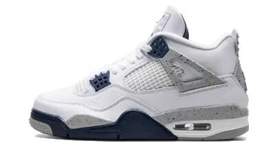 Sneakers - streetwear - air jordan 4 - wit/light smoke grey