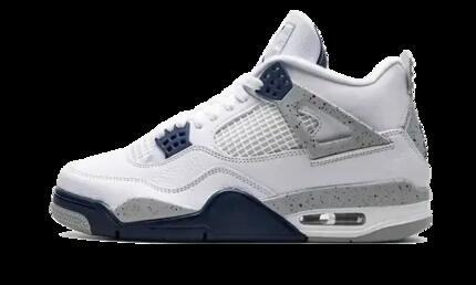Zapatillas - Streetwear - Unisex - Air Jordan 4 - Blanco/Gris claro