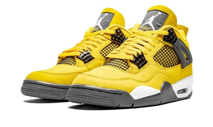 Air Jordan 4 Retro Tour Yellow (Lightning) (GS) 3/5
