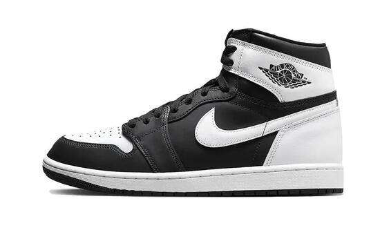 Męskie buty halowe premium materiały 1 RETRO HIGH OG BLACK WHITE