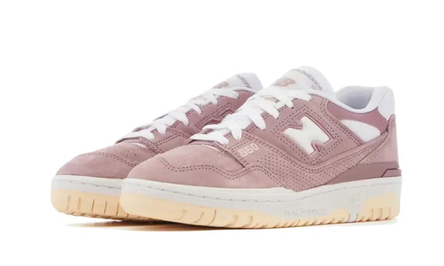 New Balance 550 Lilac Chalk Suede (W) 2/4