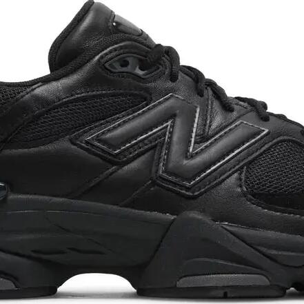 New Balance 9060 Triple Black Leather