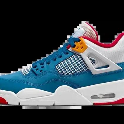 Unisex - Sneakers - Air Jordan 4 Messy Room - French Blue/White