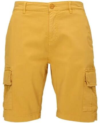 Short - Sport - Homme - Court, 100% coton - Vanas - Jaune.