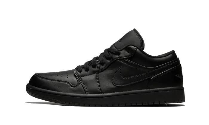 Jordan 1 Low Triple Black 1/2