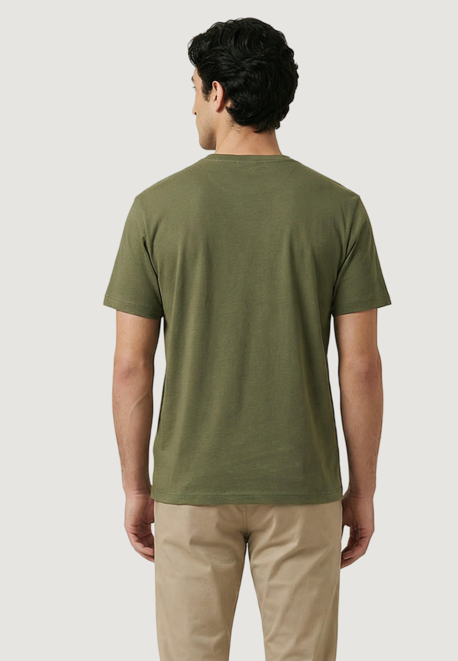 T-shirt maniche corte Uomo REG SHIELD SS T-SHIRT Verde 4/5