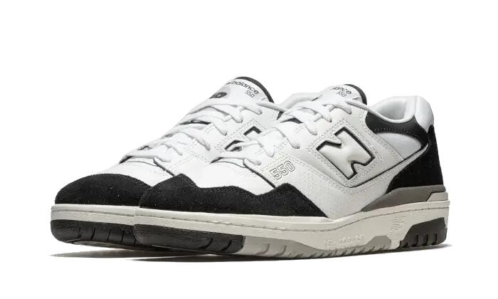 New Balance 550 White Black Rain Cloud (GS) 2/7