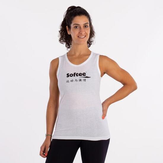 Softee Momentum T-shirt sans manches pour femme Blanco