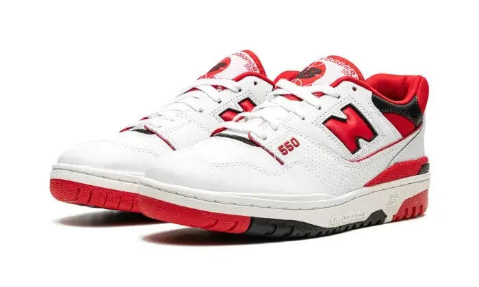 Zapatillas - Baloncesto - Unisex - Bajas - 550 - Blanco/Rojo 2/6