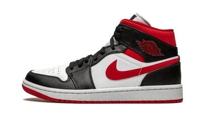 Jordan 1 Mid Gym Red Black White (GS)