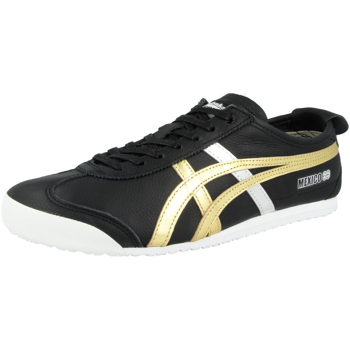 Onitsuka Tiger Mexico 66 Black Gold Silver 4/5