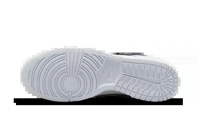 Scarpe - unisex - dunk low mini swoosh - bianco/grigio 3/3
