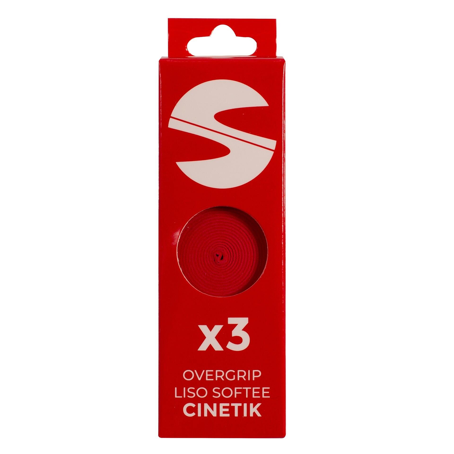 Set van 3 overgrips Glad Softee Cinetik Rojo ÚNICA 1/5