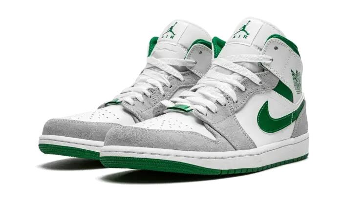 Air Jordan 1 Mid Grey Green 2/4