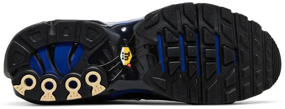 Nike Air Max Plus Premium Black Racer Blue 3/5