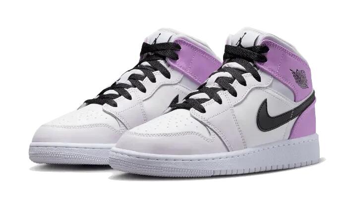Air Jordan 1 Mid Barely Grape (GS) 2/3