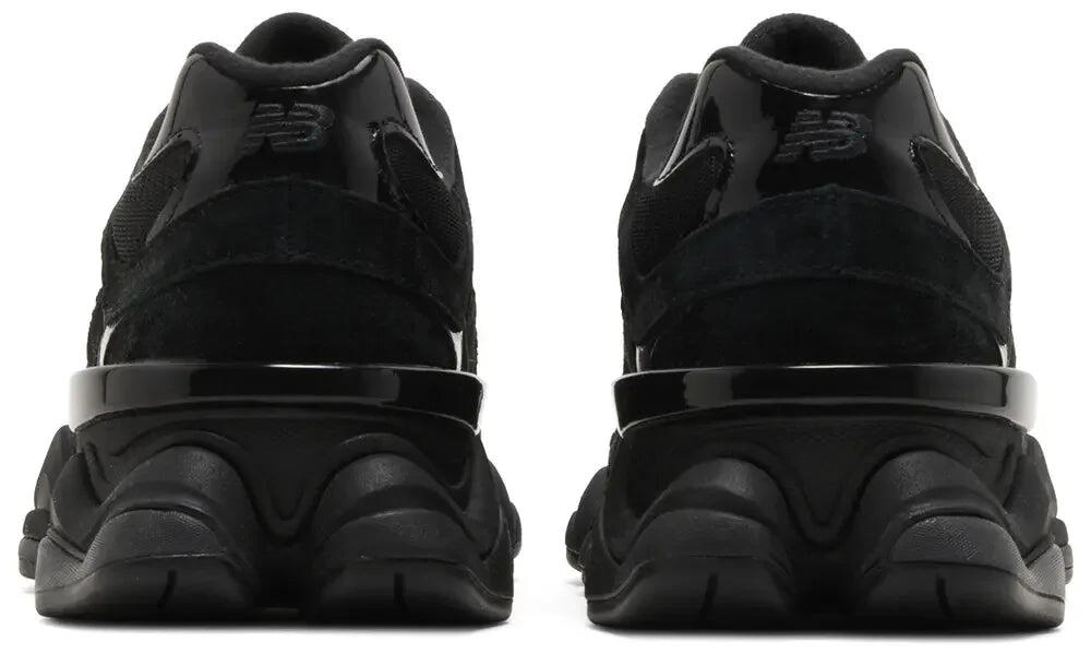 New Balance 9060 Triple Black Patent 5/6