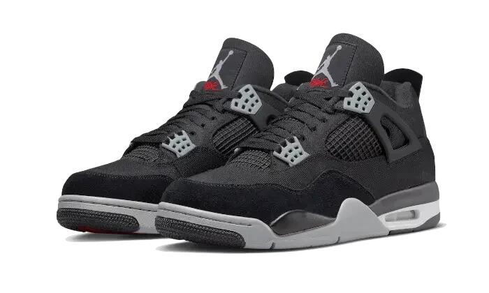 Air Jordan 4 Black Canvas 2/3