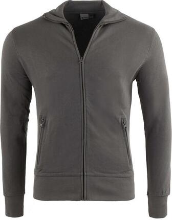 Sweat Homme Promodoro Veste Col Montant Gris