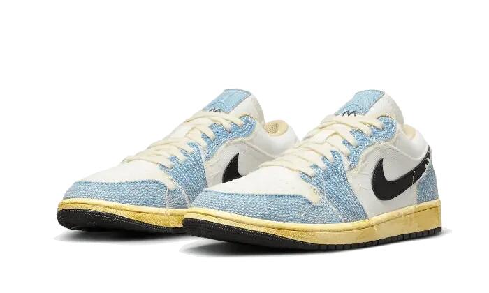 Air Jordan 1 Low SE WRMK Sashiko Denim 2/3