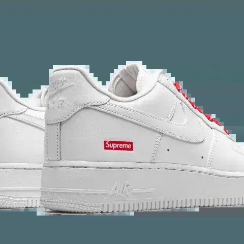 Nike Air Force 1 Low Supreme White - Decathlon