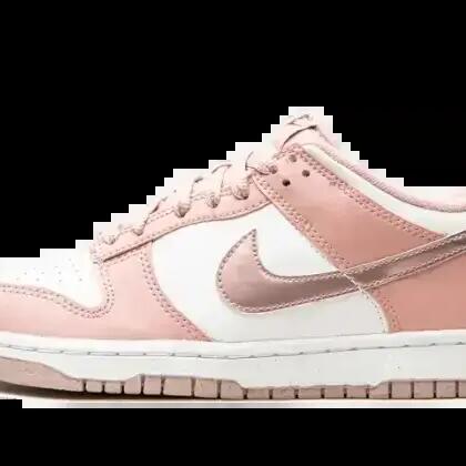Women - Lifestyle - Shoes - Velvet, Low-cut - Dunk Low - Pink/White