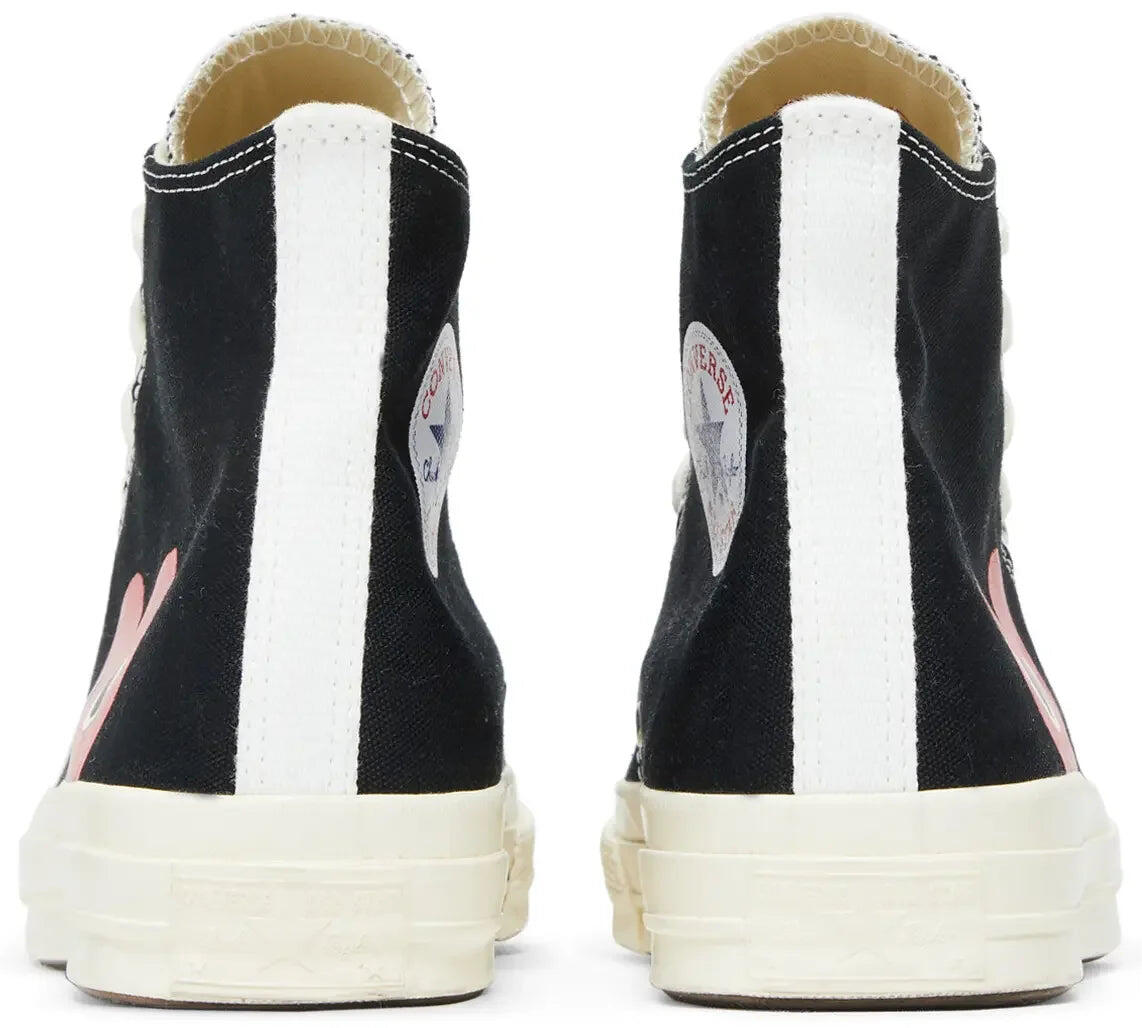Chuck Taylor All-Star 70s Hi Comme des Garçons PLAY Black - Taille : 42 EU 4/5