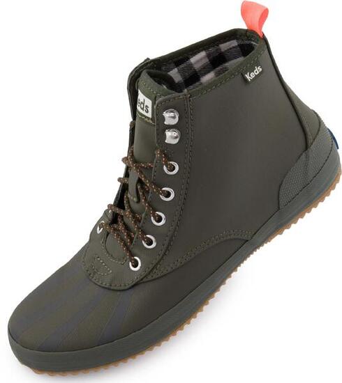 Bottines Keds Scout Splash vert forêt