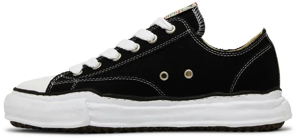 Maison Mihara Yasuhiro Peterson OG Sole Canvas Low Black 2/5