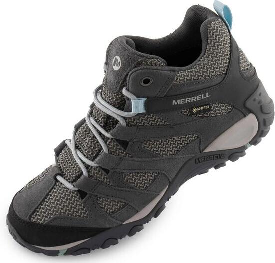Chaussures Outdoor Merrell Alverstone Mid Gtx Storm Femme Gris